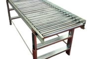 Rulliera lineare folle con rulli in acciaio P70cm passo 7cm